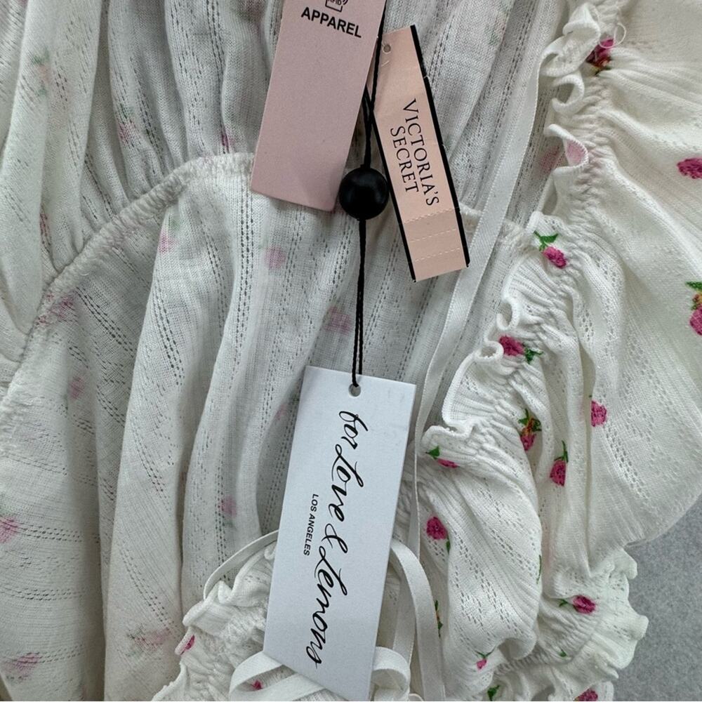 NWT Victoria’s Secret Pink Blossom Pointelle Babydoll Slip Dress size XL - Picture 5 of 7